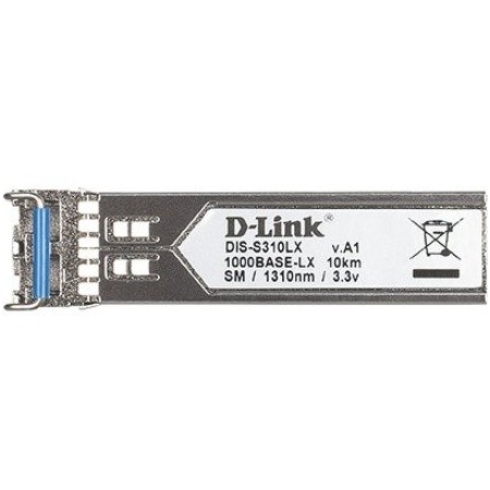 D-Link 1000Base-Lx Single-Mode Sfp Optical Transceiver, -40 To +85C DIS-S310LX